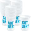 Fun Express OKTOBERFEST GOT BIER PLASTIC CUPS - Party Supplies - 50 Pieces view 1