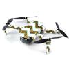 MightySkins Skin for DJI Mavic Mini Portable Drone Quadcopter - Glitzy Chevron | Protective, Durable, and Unique Vinyl Decal wrap cover | Easy To Apply, Remove, and Change Styles | Made in the USA, Model: DJMAVMIN-Glitzy Chevron view 2