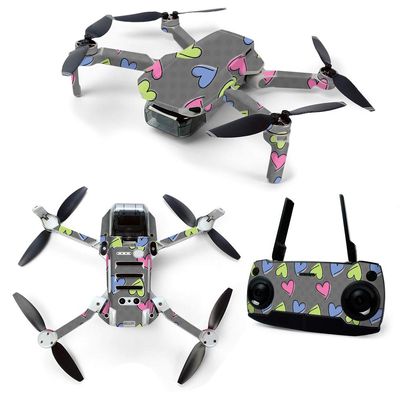MightySkins Skin for DJI Mavic Mini Portable Drone Quadcopter - Girly | Protective, Durable, and Unique Vinyl Decal wrap cover | Easy To Apply, Remove, and Change Styles | Made in the USA (DJMAVMIN-Girly)