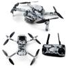 MightySkins Skin for DJI Mavic Mini Portable Drone Quadcopter - Gray Camouflage | Protective, Durable, and Unique Vinyl Decal wrap cover | Easy To Apply, Remove, and Change Styles | Made in the USA (DJMAVMIN-Gray Camouflage) view 1