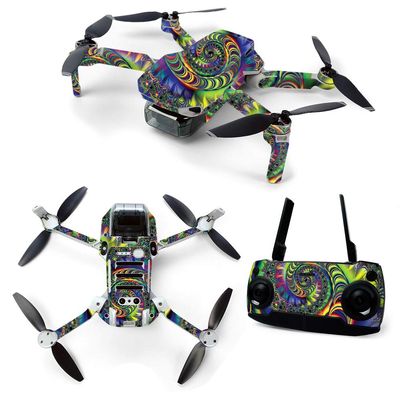 MightySkins Skin for DJI Mavic Mini Portable Drone Quadcopter - Acid | Protective, Durable, and Unique Vinyl Decal wrap Cover | Easy to Apply, Remove, and Change Styles | Made in The USA