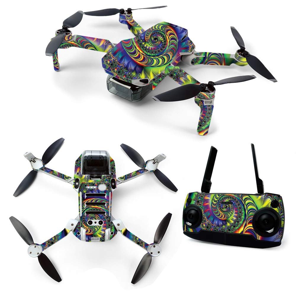 MightySkins Skin for DJI Mavic Mini Portable Drone Quadcopter - Acid | Protective, Durable, and Unique Vinyl Decal wrap Cover | Easy to Apply, Remove, and Change Styles | Made in The USA