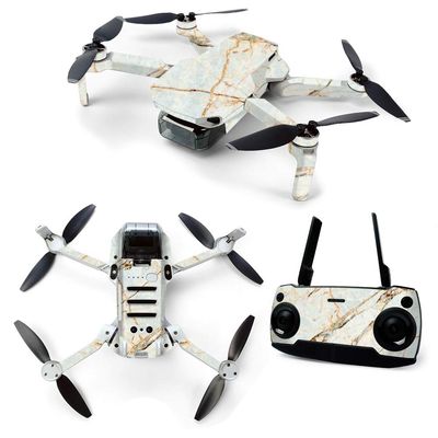 MightySkins Skin for DJI Mavic Mini Portable Drone Quadcopter - Antique Marble | Protective, Durable, and Unique Vinyl Decal wrap cover | Easy To Apply, Remove, and Change Styles | Made in the USA (DJMAVMIN-Antique Marble)
