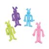 Fun Express Easter Stretchy Bunnies - Fun Colorful Toys for Kids - Perfect for Easter Egg Hunts, Party Favors, and Seasonal Celebrations - 72 Pieces view 1