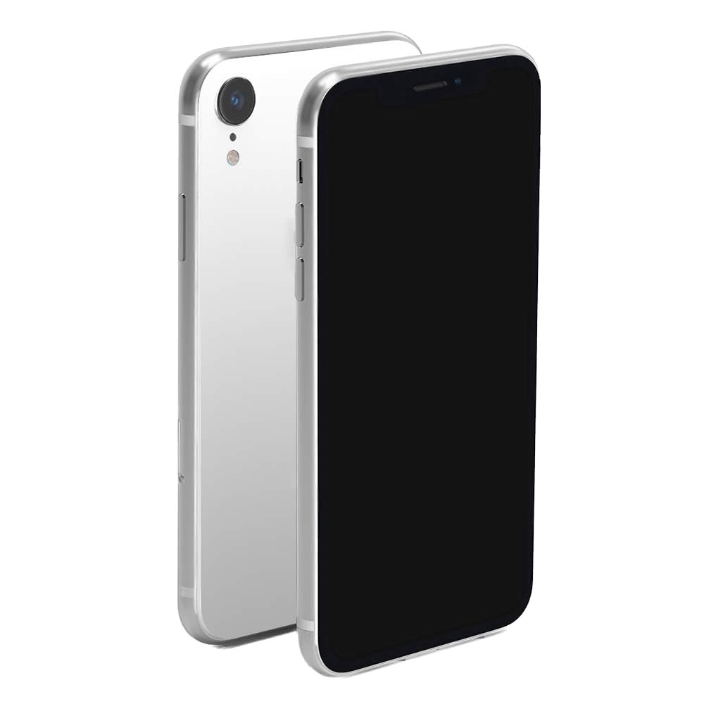 DDAWEFRT Fake Dummy Phone Display Model Compatible with Phone XR Replica Non-Working 6.1 inch Black Screen Without Logo 1:1 Scale XR-White