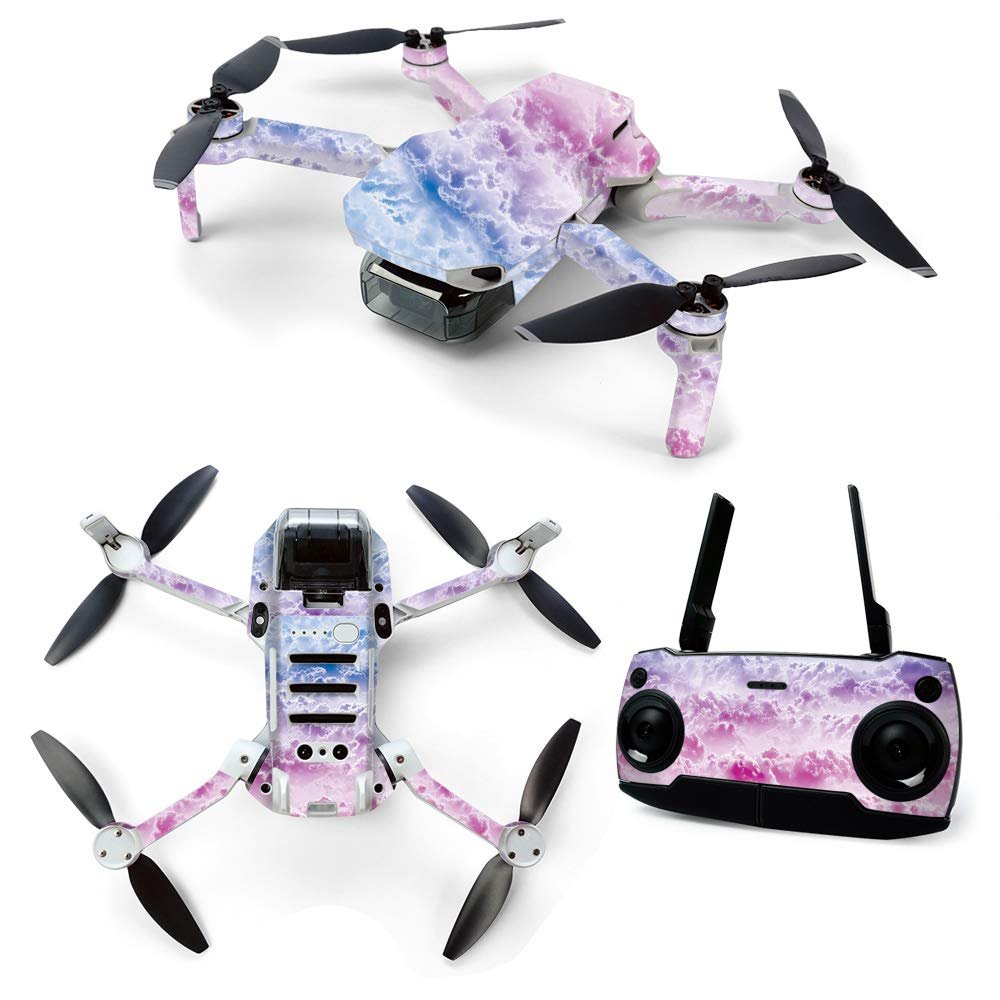 MightySkins Skin for DJI Mavic Mini Portable Drone Quadcopter - Candy Clouds | Protective, Durable, and Unique Vinyl Decal wrap cover | Easy To Apply, Remove, and Change Styles | Made in the USA (DJMAVMIN-Candy Clouds)