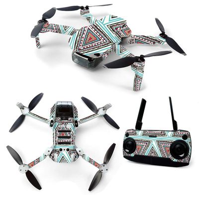 MightySkins Skin for DJI Mavic Mini Portable Drone Quadcopter - Aztec Pyramids | Protective, Durable, and Unique Vinyl Decal wrap Cover | Easy to Apply, Remove, and Change Styles | Made in The USA