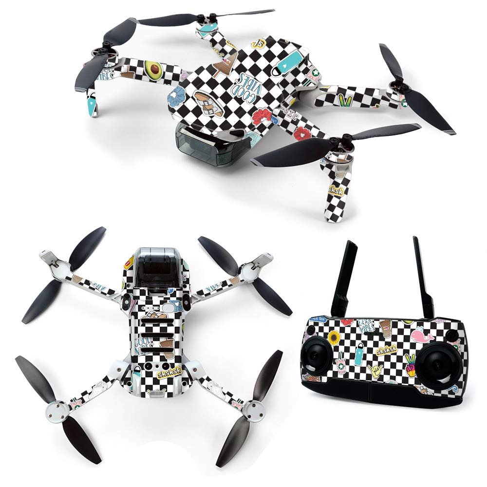 MightySkins Skin for DJI Mavic Mini Portable Drone Quadcopter - VSCO Girl | Protective, Durable, and Unique Vinyl Decal wrap cover | Easy To Apply, Remove, and Change Styles | Made in the USA (DJMAVMIN-VSCO7)