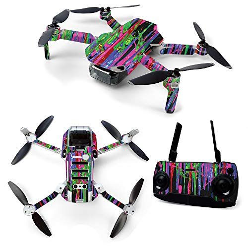 MightySkins Skin for DJI Mavic Mini Portable Drone Quadcopter - Drips | Protective, Durable, and Unique Vinyl Decal wrap cover | Easy To Apply, Remove, and Change Styles | Made in the USA (DJMAVMIN-Drips)