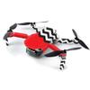 MightySkins Skin for DJI Mavic Mini Portable Drone Quadcopter - Red Chevron | Protective, Durable, and Unique Vinyl Decal wrap cover | Easy To Apply, Remove, and Change Styles | Made in the USA (DJMAVMIN-Red Chevron) view 2