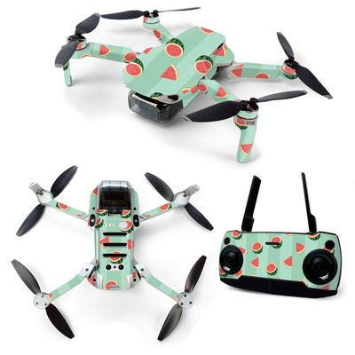 MightySkins Skin for DJI Mavic Mini Portable Drone Quadcopter - Watermelon Patch | Protective, Durable, and Unique Vinyl Decal wrap Cover | Easy to Apply, Remove, and Change Styles | Made in The USA