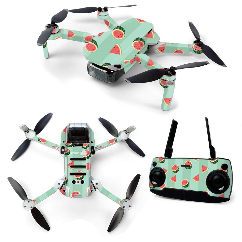MightySkins Skin for DJI Mavic Mini Portable Drone Quadcopter - Watermelon Patch | Protective, Durable, and Unique Vinyl Decal wrap Cover | Easy to Apply, Remove, and Change Styles | Made in The USA
