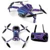 MightySkins Skin for DJI Mavic Mini Portable Drone Quadcopter - Neon Palms | Protective, Durable, and Unique Vinyl Decal wrap cover | Easy To Apply, Remove, and Change Styles | Made in the USA (DJMAVMIN-Neon Palms) view 1