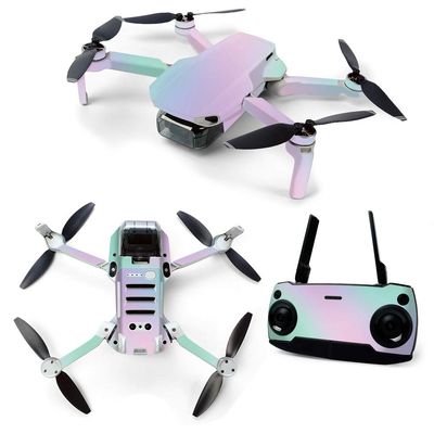 MightySkins Skin for DJI Mavic Mini Portable Drone Quadcopter - Cotton Candy | Protective, Durable, and Unique Vinyl Decal wrap cover | Easy To Apply, Remove, and Change Styles | Made in the USA (DJMAVMIN-Cotton Candy)