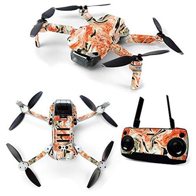 MightySkins Skin for DJI Mavic Mini Portable Drone Quadcopter - Marble Madness | Protective, Durable, and Unique Vinyl Decal wrap cover | Easy To Apply, Remove, and Change Styles | Made in the USA (DJMAVMIN-Marble Madness)
