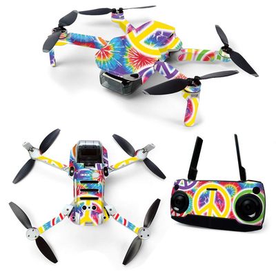 MightySkins Skin for DJI Mavic Mini Portable Drone Quadcopter - Peaceful Explosion | Protective, Durable, and Unique Vinyl Decal wrap cover | Easy To Apply, Remove, and Change Styles | Made in the USA (DJMAVMIN-Peaceful Explosion)
