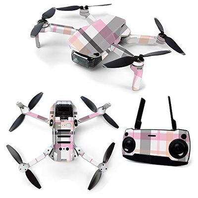 MightySkins Skin for DJI Mavic Mini Portable Drone Quadcopter - Plaid | Protective, Durable, and Unique Vinyl Decal wrap cover | Easy To Apply, Remove, and Change Styles | Made in the USA (DJMAVMIN-Plaid)