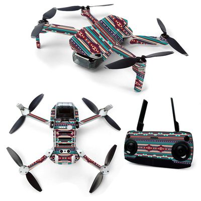 MightySkins Skin for DJI Mavic Mini Portable Drone Quadcopter - Southwest Stripes | Protective, Durable, and Unique Vinyl Decal wrap cover | Easy To Apply, Remove, and Change Styles | Made in the USA, DJMAVMIN-Southwest Stripes, DJMAVMIN-Southwest St