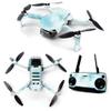 MightySkins Skin for DJI Mavic Mini Portable Drone Quadcopter - Blue Marble | Protective, Durable, and Unique Vinyl Decal wrap cover | Easy To Apply, Remove, and Change Styles | Made in the USA (DJMAVMIN-Blue Marble) view 1