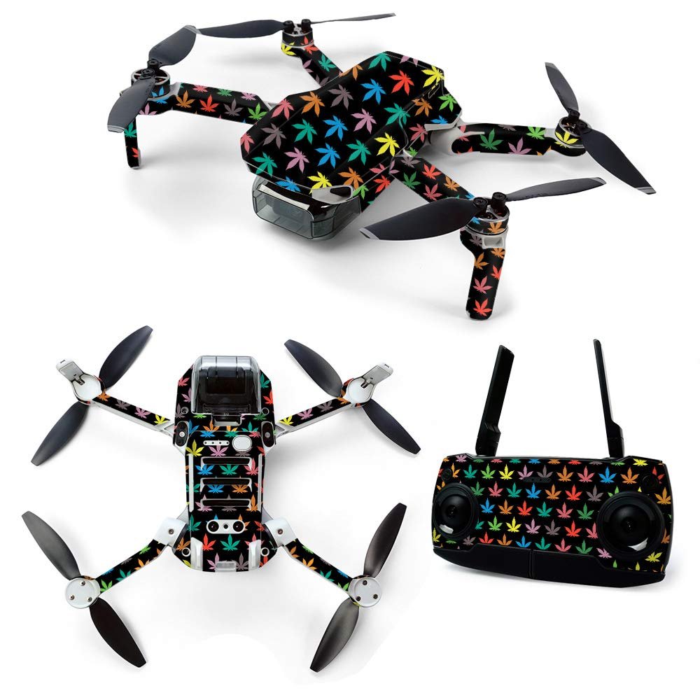 MightySkins Skin for DJI Mavic Mini Portable Drone Quadcopter - Sticky Icky Icky | Protective, Durable, and Unique Vinyl Decal wrap cover | Easy To Apply, Remove, and Change Styles | Made in the USA (DJMAVMIN-Sticky Icky Icky)