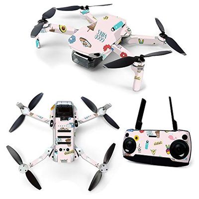 MightySkins Skin for DJI Mavic Mini Portable Drone Quadcopter - VSCO Girl | Protective, Durable, and Unique Vinyl Decal wrap cover | Easy To Apply, Remove, and Change Styles | Made in the USA (DJMAVMIN-VSCO1)