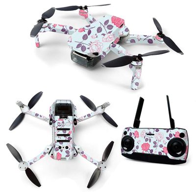 MightySkins Skin for DJI Mavic Mini Portable Drone Quadcopter - Vintage Floral | Protective, Durable, and Unique Vinyl Decal wrap Cover | Easy to Apply, Remove, and Change Styles | Made in The USA