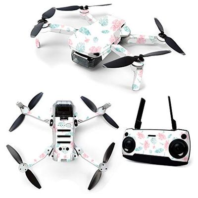 MightySkins Skin for DJI Mavic Mini Portable Drone Quadcopter - Paper Flowers | Protective, Durable, and Unique Vinyl Decal wrap cover | Easy To Apply, Remove, and Change Styles | Made in the USA, Model Number: DJMAVMIN-Paper Flowers