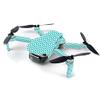 MightySkins Skin for DJI Mavic Mini Portable Drone Quadcopter - Turquoise Chevron | Protective, Durable, and Unique Vinyl Decal wrap cover | Easy To Apply, Remove, and Change Styles | Made in the USA (DJMAVMIN-Turquoise Chevron) view 2