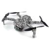 MightySkins Skin for DJI Mavic Mini Portable Drone Quadcopter - Abstract Black | Protective, Durable, and Unique Vinyl Decal wrap cover | Easy To Apply, Remove, and Change Styles | Made in the USA (DJMAVMIN-Abstract Black) view 2