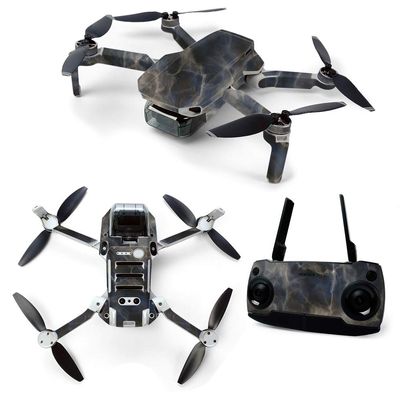 MightySkins Skin for DJI Mavic Mini Portable Drone Quadcopter - Stormy Marble | Protective, Durable, and Unique Vinyl Decal wrap cover | Easy To Apply, Remove, and Change Styles | Made in the USA, Model Number: DJMAVMIN-Stormy Marble