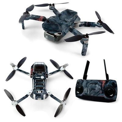 MightySkins Skin for DJI Mavic Mini Portable Drone Quadcopter - Storm Cloud | Protective, Durable, and Unique Vinyl Decal wrap cover | Easy To Apply, Remove, and Change Styles | Made in the USA (DJMAVMIN-Storm Cloud)