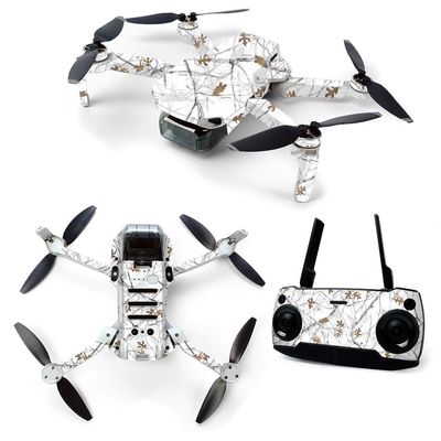 MightySkins Skin for DJI Mavic Mini Portable Drone Quadcopter - Conceal Snow | Protective, Durable, and Unique Vinyl Decal wrap cover | Easy To Apply, Remove, and Change Styles | Made in the USA (DJMAVMIN-Conceal Snow)