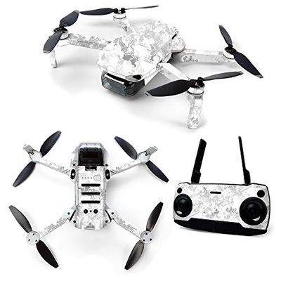 MightySkins Skin for DJI Mavic Mini Portable Drone Quadcopter - Viper Snow | Protective, Durable, and Unique Vinyl Decal wrap cover | Easy To Apply, Remove, and Change Styles | Made in the USA (DJMAVMIN-Viper Snow)