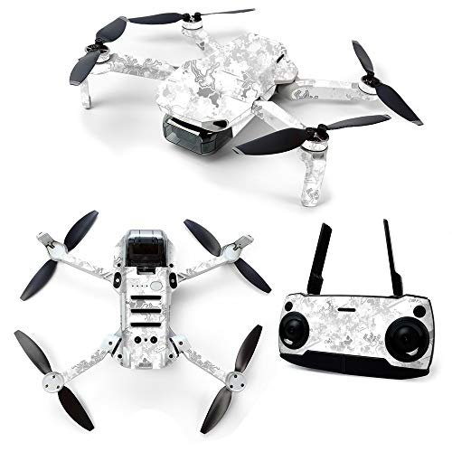 MightySkins Skin for DJI Mavic Mini Portable Drone Quadcopter - Viper Snow | Protective, Durable, and Unique Vinyl Decal wrap cover | Easy To Apply, Remove, and Change Styles | Made in the USA (DJMAVMIN-Viper Snow)