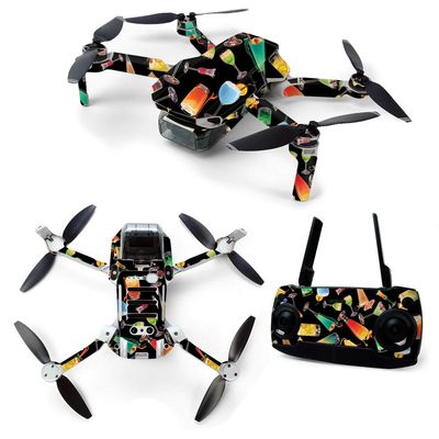 MightySkins Skin for DJI Mavic Mini Portable Drone Quadcopter - Cocktail Therapy | Protective, Durable, and Unique Vinyl Decal wrap Cover | Easy to Apply, Remove, and Change Styles | Made in The USA