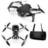 MightySkins Skin for DJI Mavic Mini Portable Drone Quadcopter - Black Wood | Protective, Durable, and Unique Vinyl Decal wrap cover | Easy To Apply, Remove, and Change Styles | Made in the USA (DJMAVMIN-Black Wood) view 1