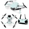 MightySkins Skin for DJI Mavic Mini Portable Drone Quadcopter - Aqua Chevron | Protective, Durable, and Unique Vinyl Decal wrap cover | Easy To Apply, Remove, and Change Styles | Made in the USA (DJMAVMIN-Aqua Chevron) view 1