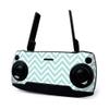 MightySkins Skin for DJI Mavic Mini Portable Drone Quadcopter - Aqua Chevron | Protective, Durable, and Unique Vinyl Decal wrap cover | Easy To Apply, Remove, and Change Styles | Made in the USA (DJMAVMIN-Aqua Chevron) view 4