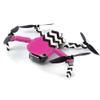 MightySkins Skin for DJI Mavic Mini Portable Drone Quadcopter - Hot Pink Chevron | Protective, Durable, and Unique Vinyl Decal wrap cover | Easy To Apply, Remove, and Change Styles | Made in the USA (DJMAVMIN-Hot Pink Chevron) view 2