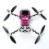 MightySkins Skin for DJI Mavic Mini Portable Drone Quadcopter - Hot Pink Chevron | Protective, Durable, and Unique Vinyl Decal wrap cover | Easy To Apply, Remove, and Change Styles | Made in the USA (DJMAVMIN-Hot Pink Chevron) view 3