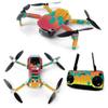 MightySkins Skin for DJI Mavic Mini Portable Drone Quadcopter - Sherbet Palms | Protective, Durable, and Unique Vinyl Decal wrap cover | Easy To Apply, Remove, and Change Styles | Made in the USA (DJMAVMIN-Sherbet Palms) view 1