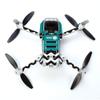 MightySkins Skin for DJI Mavic Mini Portable Drone Quadcopter - Teal Chevron | Protective, Durable, and Unique Vinyl Decal wrap cover | Easy To Apply, Remove, and Change Styles | Made in the USA (DJMAVMIN-Teal Chevron) view 3
