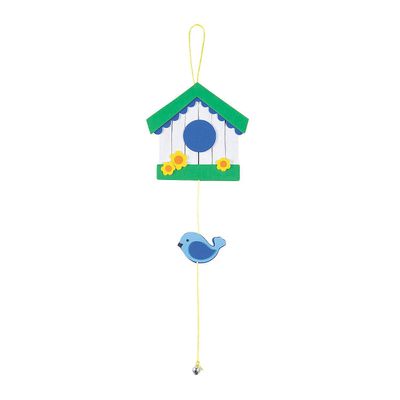 Craft Stick Birdhouse Sign Craft Kit -12 - Crafts for Kids and Fun Home Activities