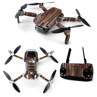 MightySkins Skin for DJI Mavic Mini Portable Drone Quadcopter - Woody | Protective, Durable, and Unique Vinyl Decal wrap Cover | Easy to Apply, Remove, and Change Styles | Made in The USA