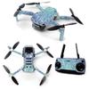 MightySkins Skin for DJI Mavic Mini Portable Drone Quadcopter - Carved Blue | Protective, Durable, and Unique Vinyl Decal wrap Cover | Easy to Apply, Remove, and Change Styles | Made in The USA view 1