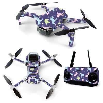 MightySkins Skin for DJI Mavic Mini Portable Drone Quadcopter - Unicorn Dream | Protective, Durable, and Unique Vinyl Decal wrap Cover | Easy to Apply, Remove, and Change Styles | Made in The USA