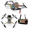 MightySkins Skin for DJI Mavic Mini Portable Drone Quadcopter - Flower Wheels | Protective, Durable, and Unique Vinyl Decal wrap cover | Easy To Apply, Remove, and Change Styles | Made in the USA (DJMAVMIN-Flower Wheels) view 1
