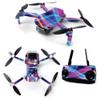 MightySkins Skin for DJI Mavic Mini Portable Drone Quadcopter - Light Waves | Protective, Durable, and Unique Vinyl Decal wrap Cover | Easy to Apply, Remove, and Change Styles | Made in The USA view 1