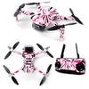 MightySkins Skin for DJI Mavic Mini Portable Drone Quadcopter - Pink Trooper Storm | Protective, Durable, and Unique Vinyl Decal wrap cover | Easy To Apply, Remove, and Change Styles | Made in the USA (DJMAVMIN-Pink Trooper Storm) view 1