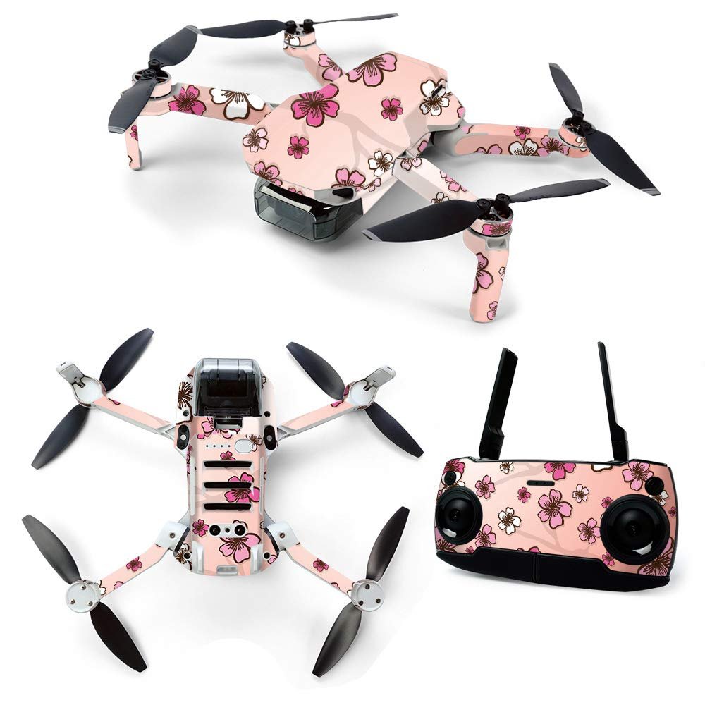MightySkins Skin for DJI Mavic Mini Portable Drone Quadcopter - Cherry Blossom | Protective, Durable, and Unique Vinyl Decal wrap Cover | Easy to Apply, Remove, and Change Styles | Made in The USA